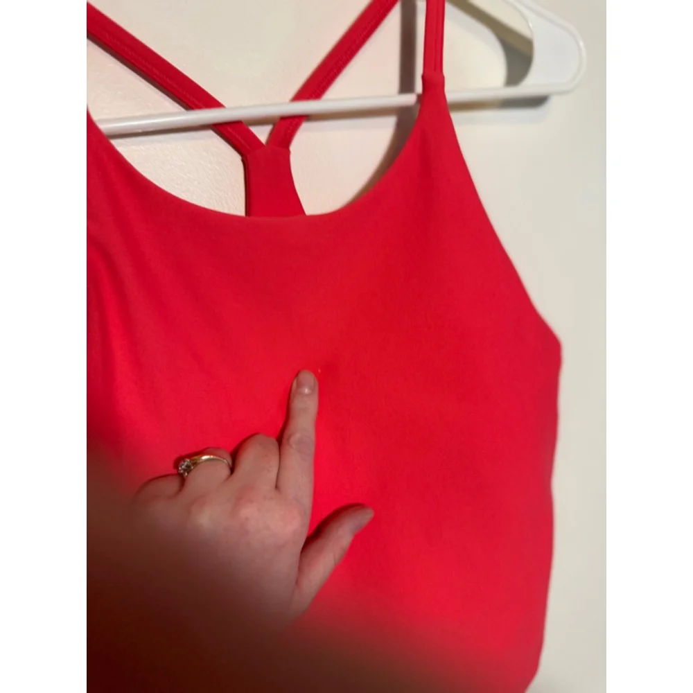 Women's Old Navy Active Crop Tank Top Size S Neon Pink - Picture 3 of 10